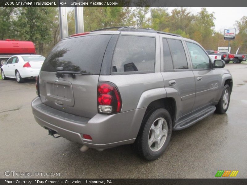 Graystone Metallic / Ebony 2008 Chevrolet TrailBlazer LT 4x4