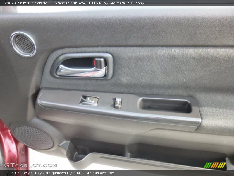 Deep Ruby Red Metallic / Ebony 2009 Chevrolet Colorado LT Extended Cab 4x4