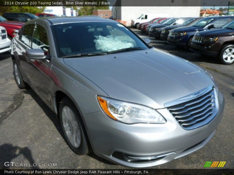Billet Silver Metallic / Black 2014 Chrysler 200 Touring Sedan