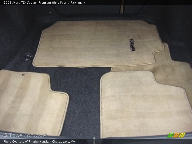 Premium White Pearl / Parchment 2008 Acura TSX Sedan