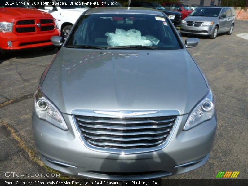 Billet Silver Metallic / Black 2014 Chrysler 200 Touring Sedan