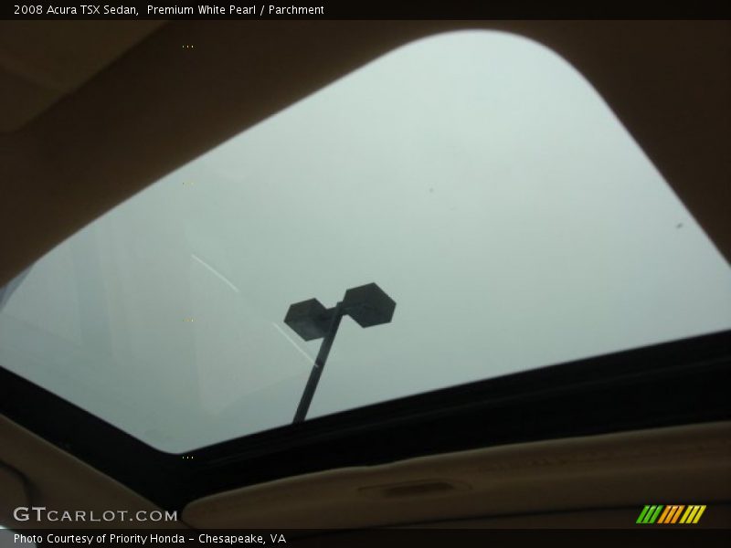 Premium White Pearl / Parchment 2008 Acura TSX Sedan