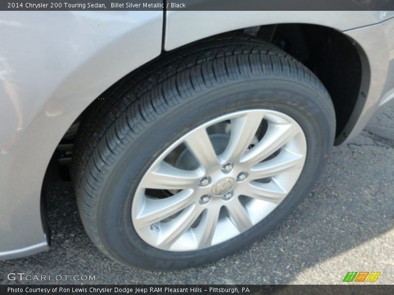 Billet Silver Metallic / Black 2014 Chrysler 200 Touring Sedan