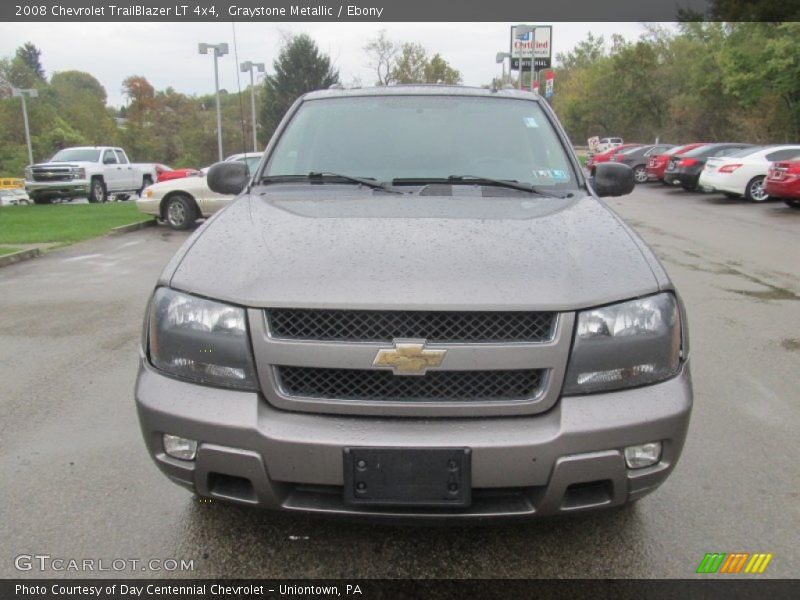 Graystone Metallic / Ebony 2008 Chevrolet TrailBlazer LT 4x4