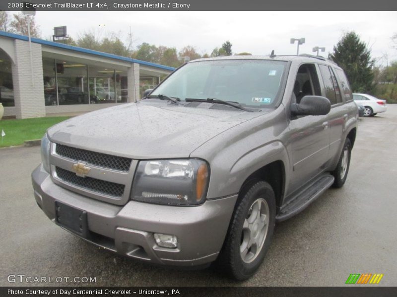 Graystone Metallic / Ebony 2008 Chevrolet TrailBlazer LT 4x4