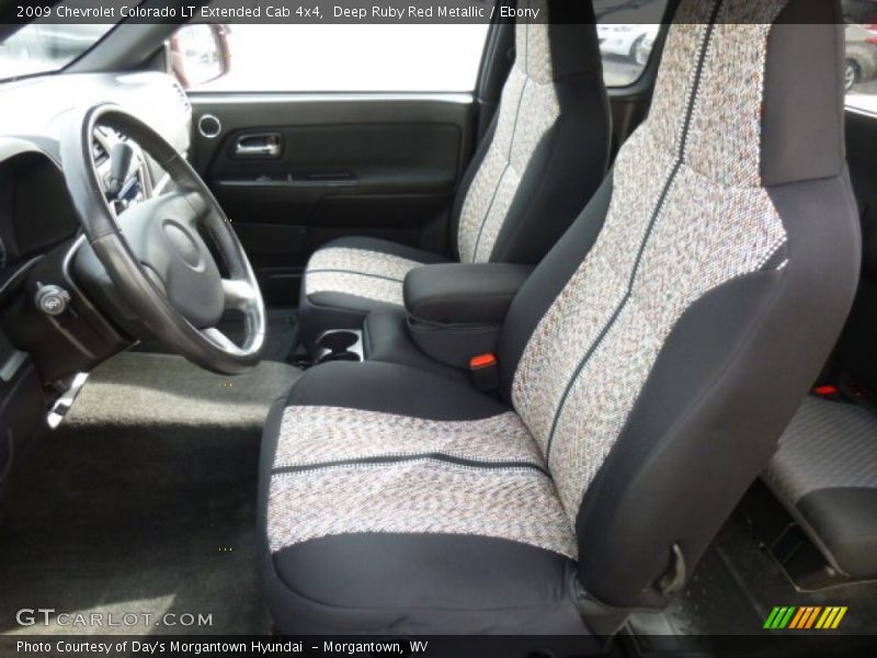 Deep Ruby Red Metallic / Ebony 2009 Chevrolet Colorado LT Extended Cab 4x4