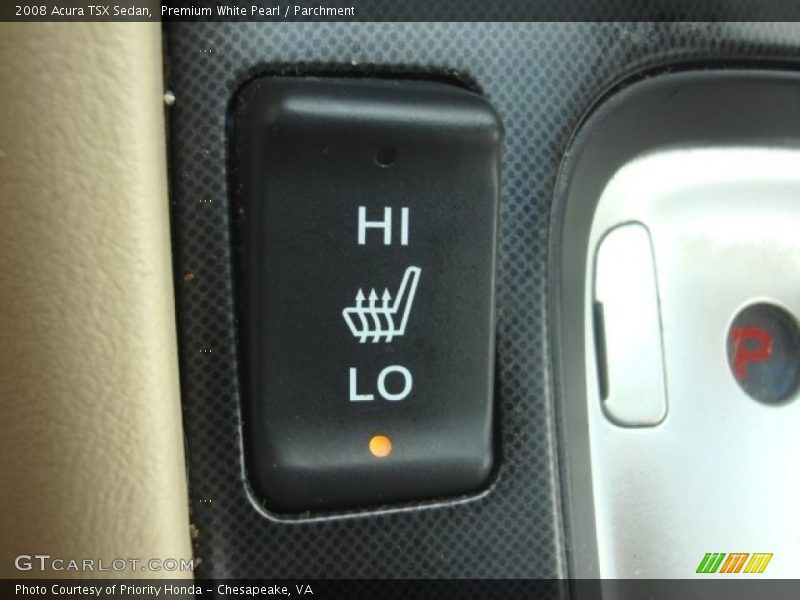 Premium White Pearl / Parchment 2008 Acura TSX Sedan