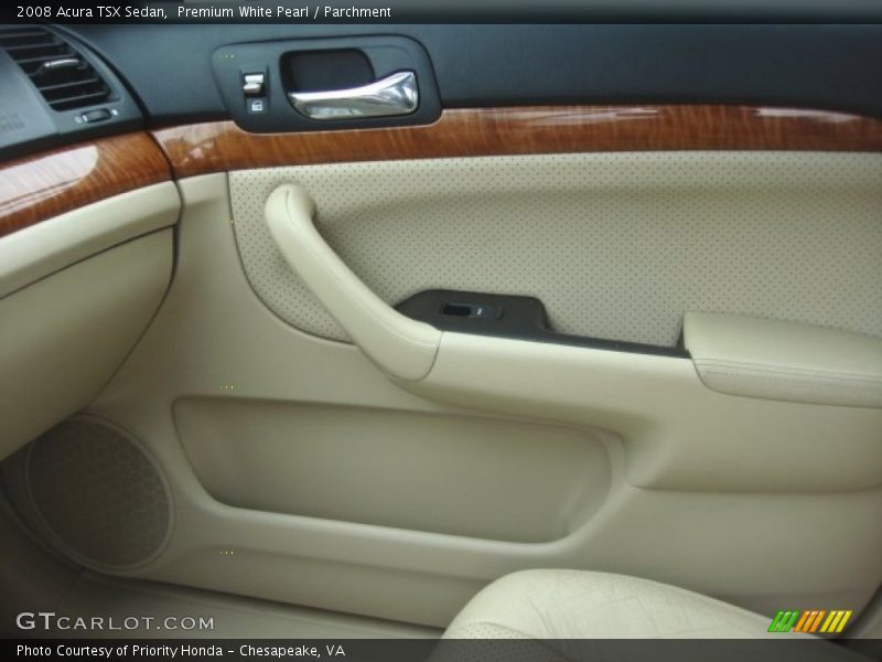 Premium White Pearl / Parchment 2008 Acura TSX Sedan