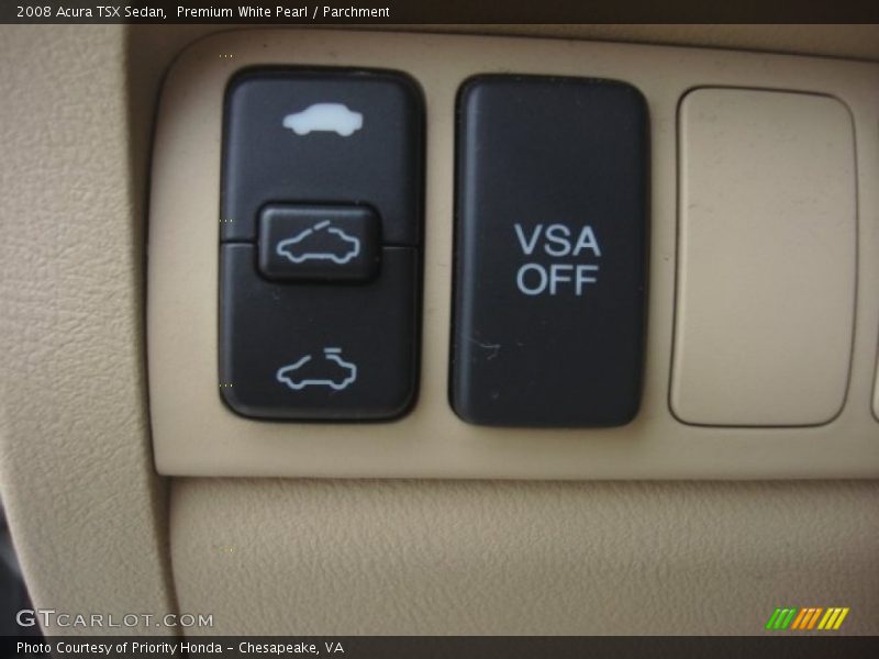 Premium White Pearl / Parchment 2008 Acura TSX Sedan