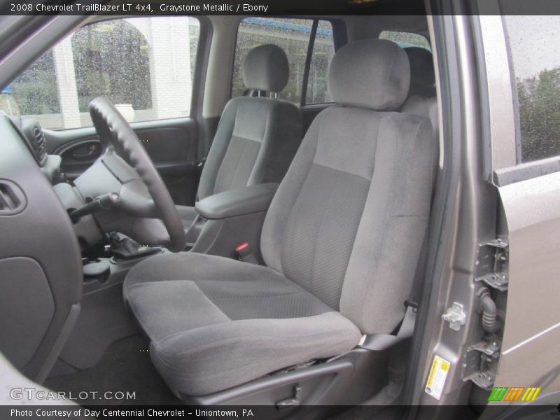 Graystone Metallic / Ebony 2008 Chevrolet TrailBlazer LT 4x4