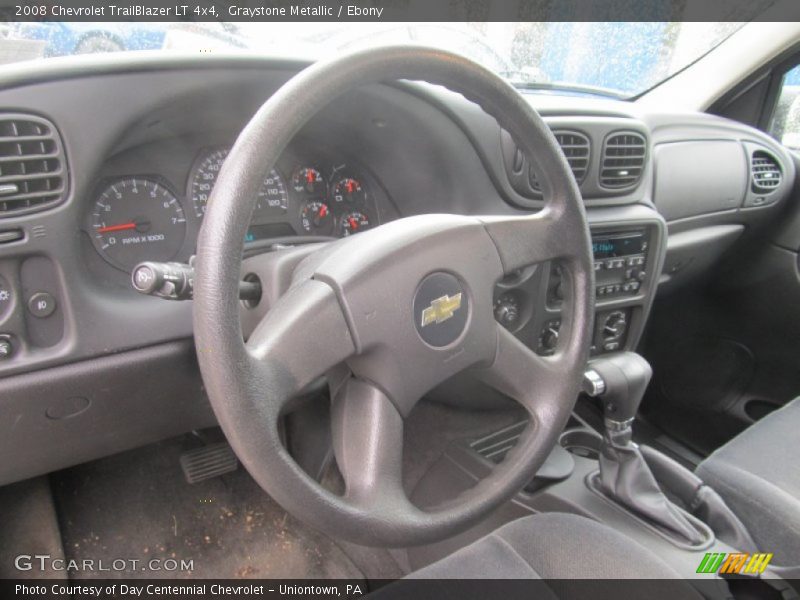 Graystone Metallic / Ebony 2008 Chevrolet TrailBlazer LT 4x4