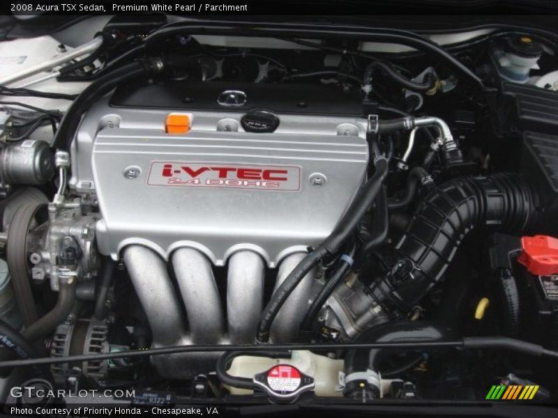 Premium White Pearl / Parchment 2008 Acura TSX Sedan