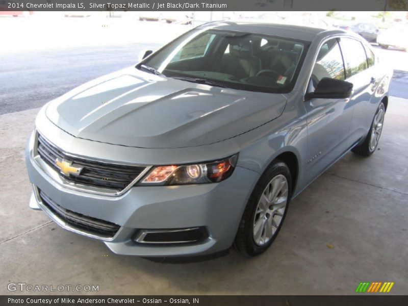 Silver Topaz Metallic / Jet Black/Dark Titanium 2014 Chevrolet Impala LS