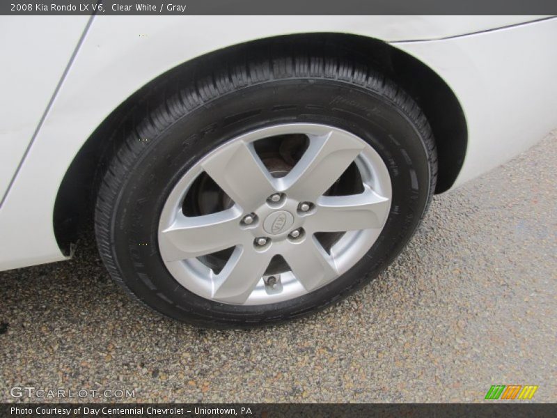 Clear White / Gray 2008 Kia Rondo LX V6
