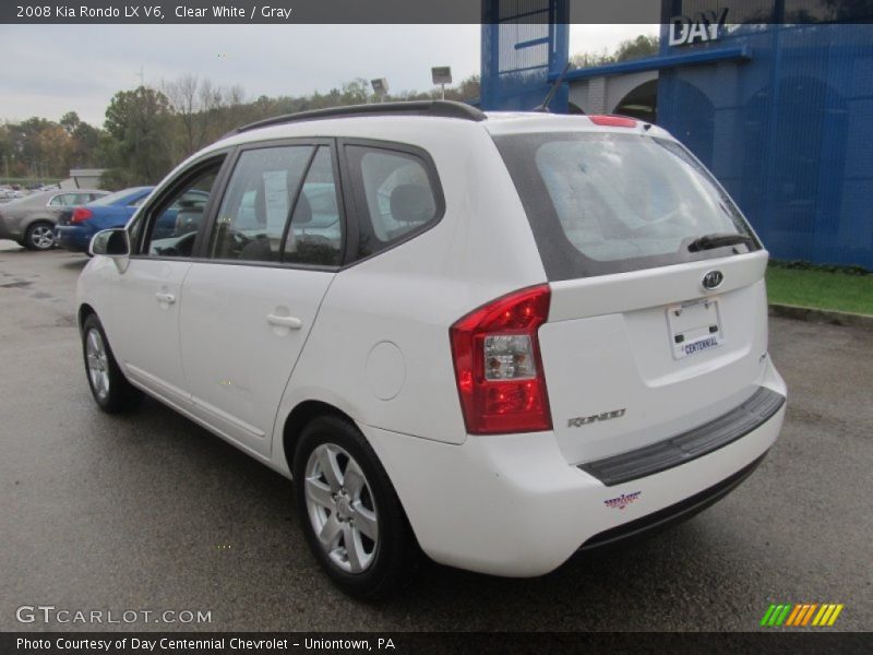 Clear White / Gray 2008 Kia Rondo LX V6