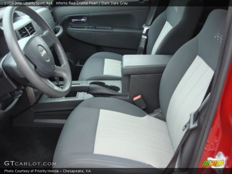 Inferno Red Crystal Pearl / Dark Slate Gray 2009 Jeep Liberty Sport 4x4