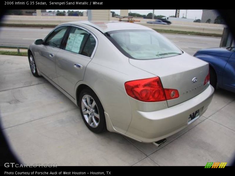 Serengeti Sand Metallic / Wheat 2006 Infiniti G 35 Sedan