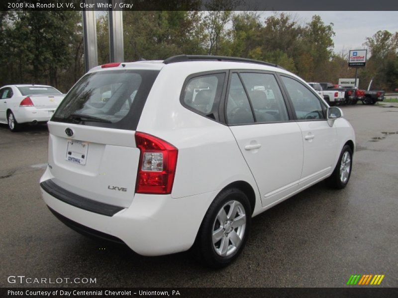 Clear White / Gray 2008 Kia Rondo LX V6