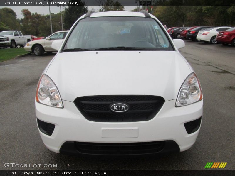 Clear White / Gray 2008 Kia Rondo LX V6
