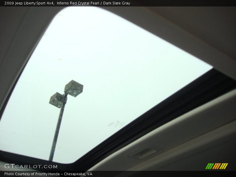 Inferno Red Crystal Pearl / Dark Slate Gray 2009 Jeep Liberty Sport 4x4