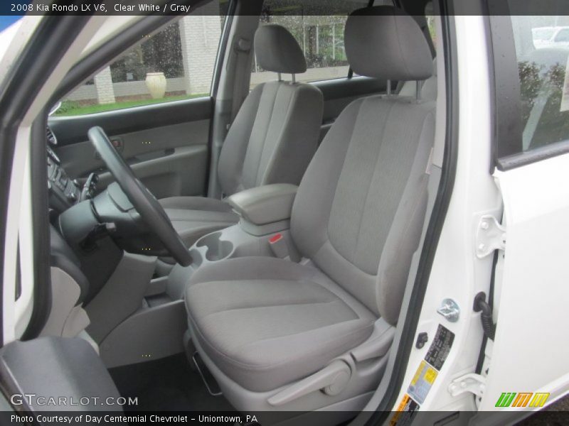 Clear White / Gray 2008 Kia Rondo LX V6