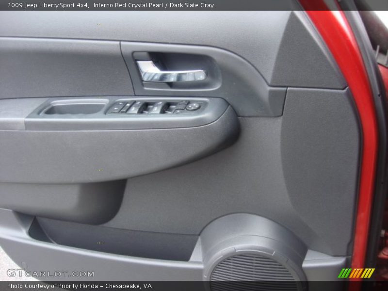 Inferno Red Crystal Pearl / Dark Slate Gray 2009 Jeep Liberty Sport 4x4