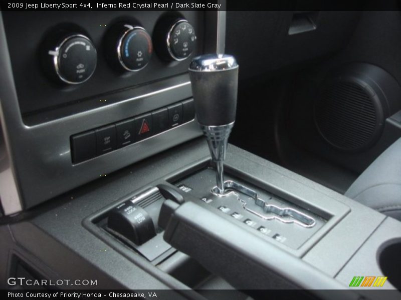 Inferno Red Crystal Pearl / Dark Slate Gray 2009 Jeep Liberty Sport 4x4