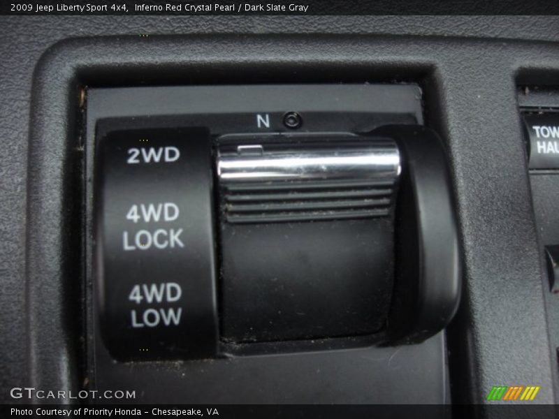 Inferno Red Crystal Pearl / Dark Slate Gray 2009 Jeep Liberty Sport 4x4