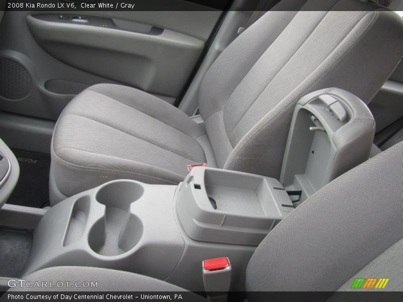 Clear White / Gray 2008 Kia Rondo LX V6