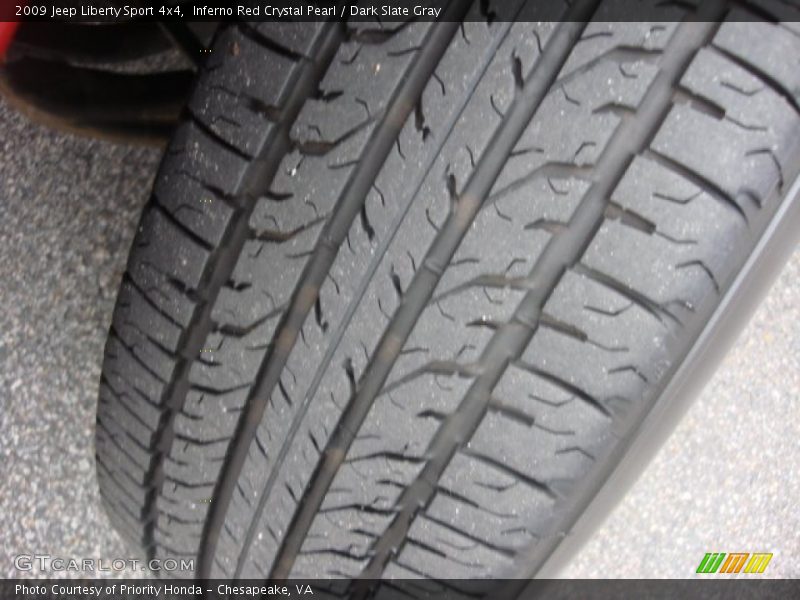 Inferno Red Crystal Pearl / Dark Slate Gray 2009 Jeep Liberty Sport 4x4