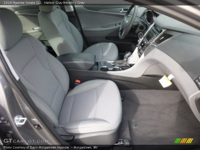 Harbor Gray Metallic / Gray 2014 Hyundai Sonata GLS