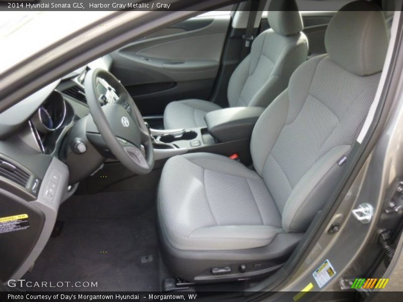 Harbor Gray Metallic / Gray 2014 Hyundai Sonata GLS