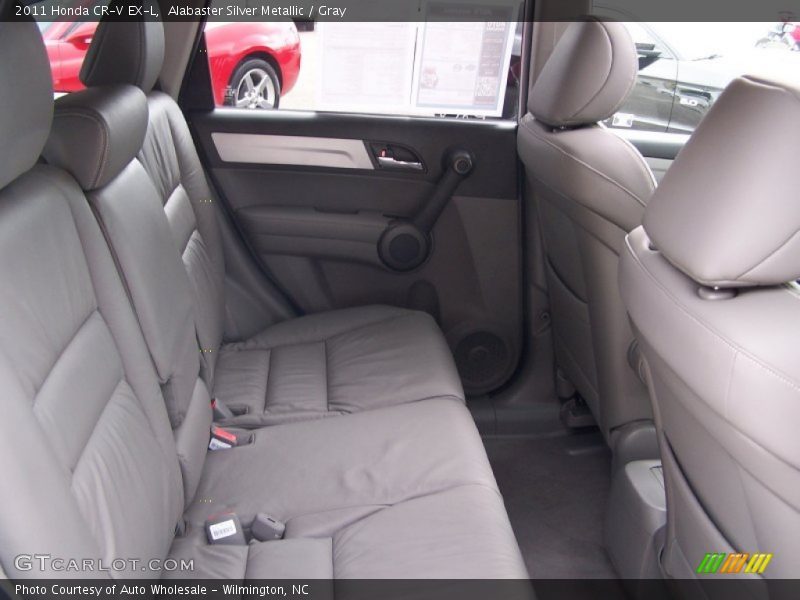 Alabaster Silver Metallic / Gray 2011 Honda CR-V EX-L