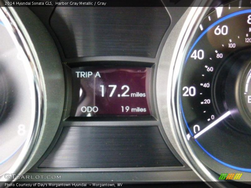 Harbor Gray Metallic / Gray 2014 Hyundai Sonata GLS