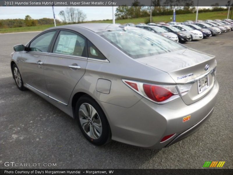 Hyper Silver Metallic / Gray 2013 Hyundai Sonata Hybrid Limited