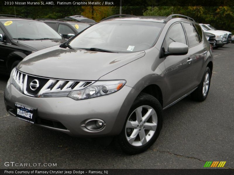 Platinum Graphite Metallic / Black 2010 Nissan Murano SL AWD