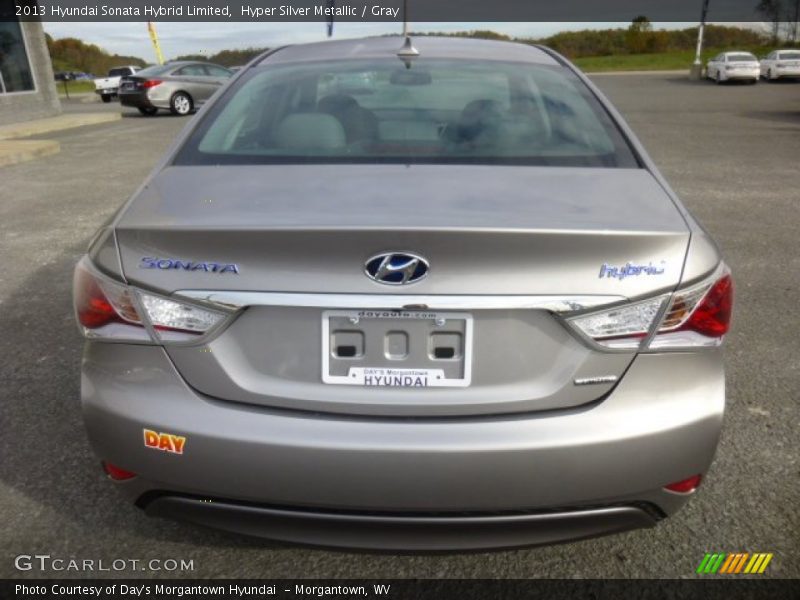 Hyper Silver Metallic / Gray 2013 Hyundai Sonata Hybrid Limited