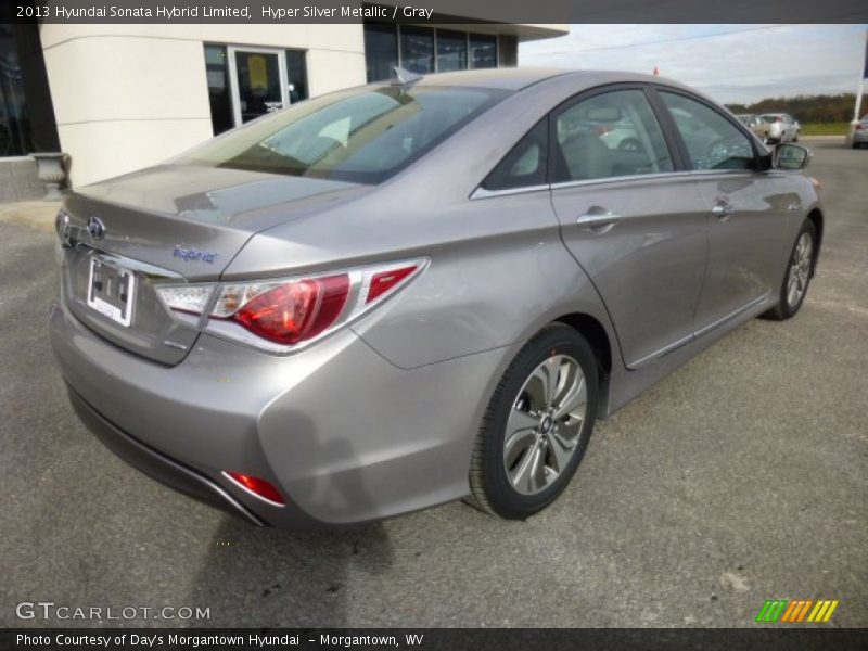 Hyper Silver Metallic / Gray 2013 Hyundai Sonata Hybrid Limited
