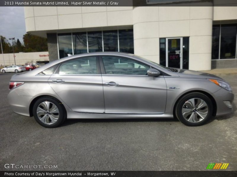 Hyper Silver Metallic / Gray 2013 Hyundai Sonata Hybrid Limited