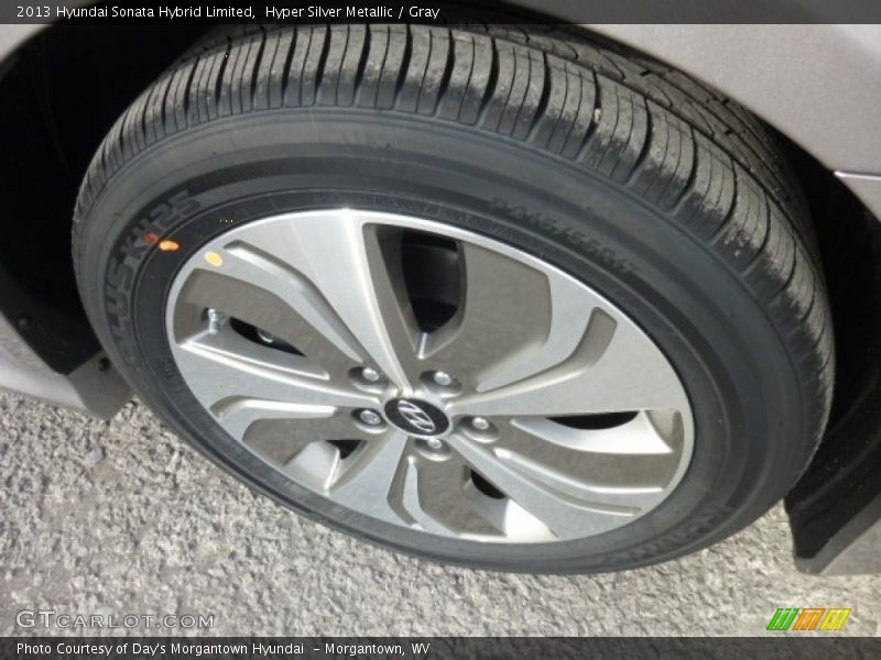 Hyper Silver Metallic / Gray 2013 Hyundai Sonata Hybrid Limited