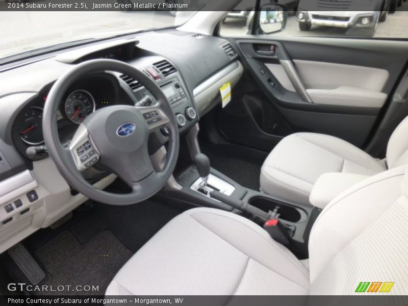 Jasmin Green Metallic / Platinum 2014 Subaru Forester 2.5i