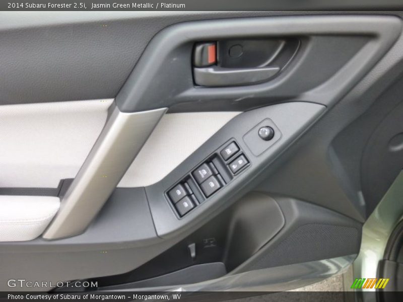 Jasmin Green Metallic / Platinum 2014 Subaru Forester 2.5i
