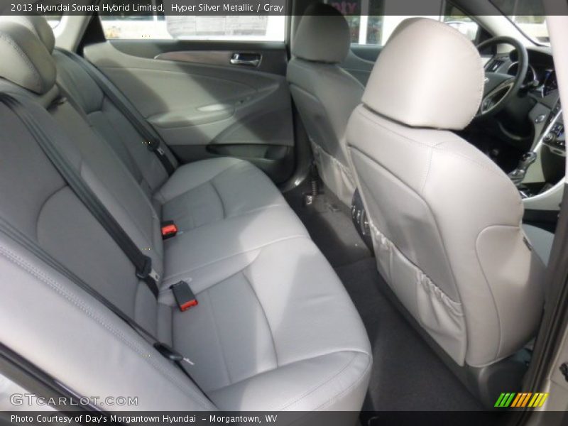 Hyper Silver Metallic / Gray 2013 Hyundai Sonata Hybrid Limited