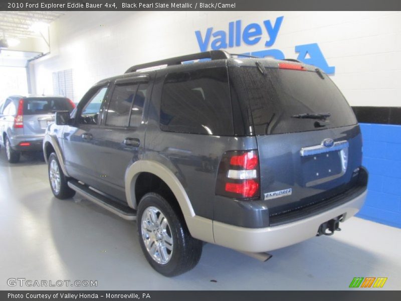 Black Pearl Slate Metallic / Black/Camel 2010 Ford Explorer Eddie Bauer 4x4