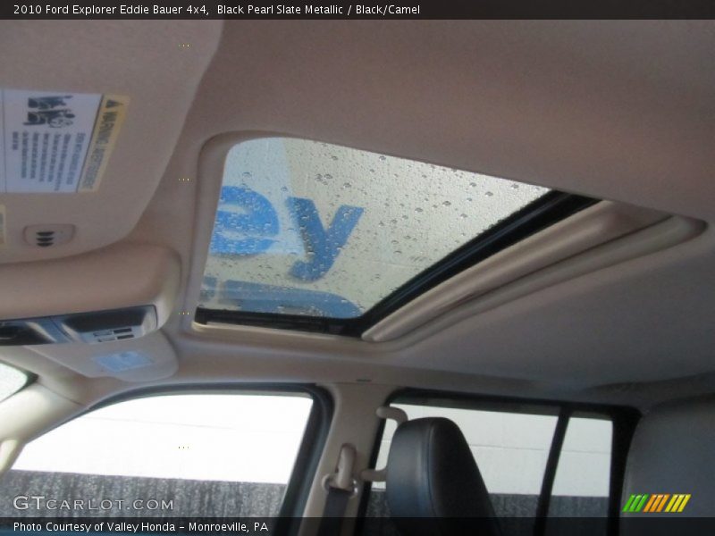 Black Pearl Slate Metallic / Black/Camel 2010 Ford Explorer Eddie Bauer 4x4