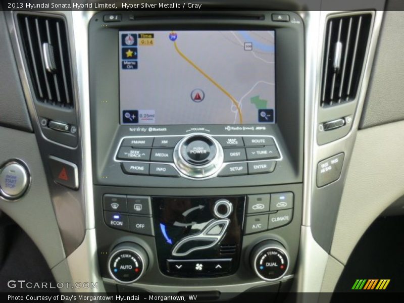 Hyper Silver Metallic / Gray 2013 Hyundai Sonata Hybrid Limited