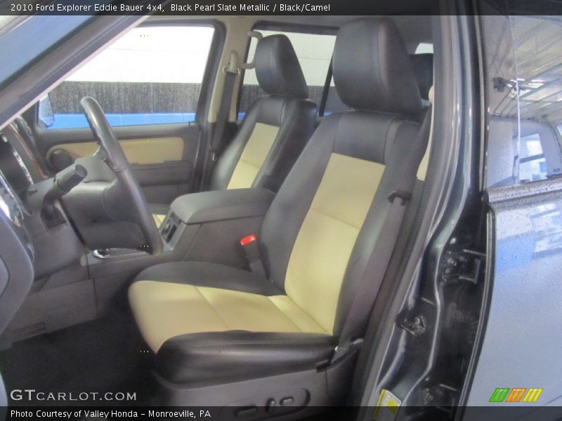 Black Pearl Slate Metallic / Black/Camel 2010 Ford Explorer Eddie Bauer 4x4