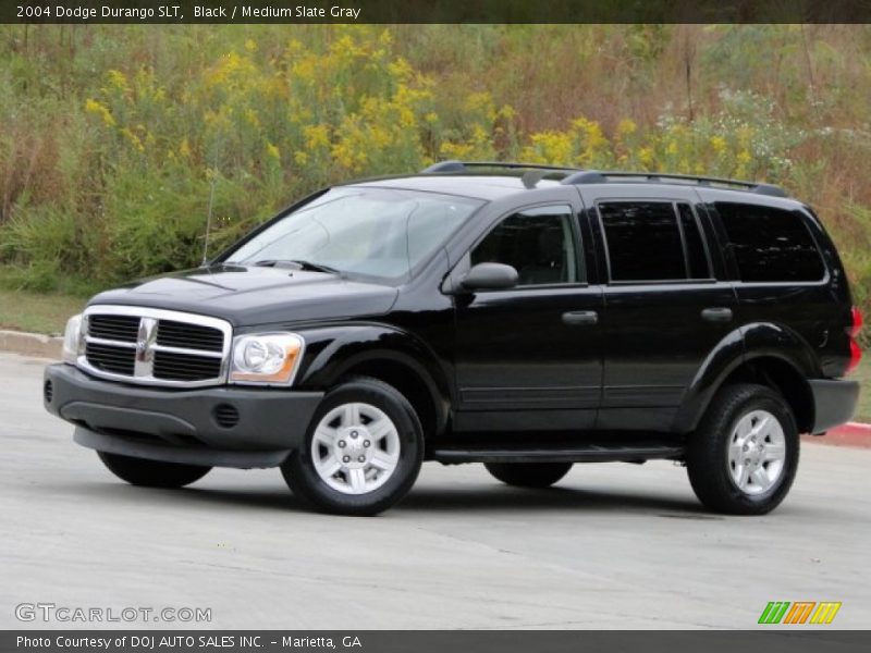 Black / Medium Slate Gray 2004 Dodge Durango SLT