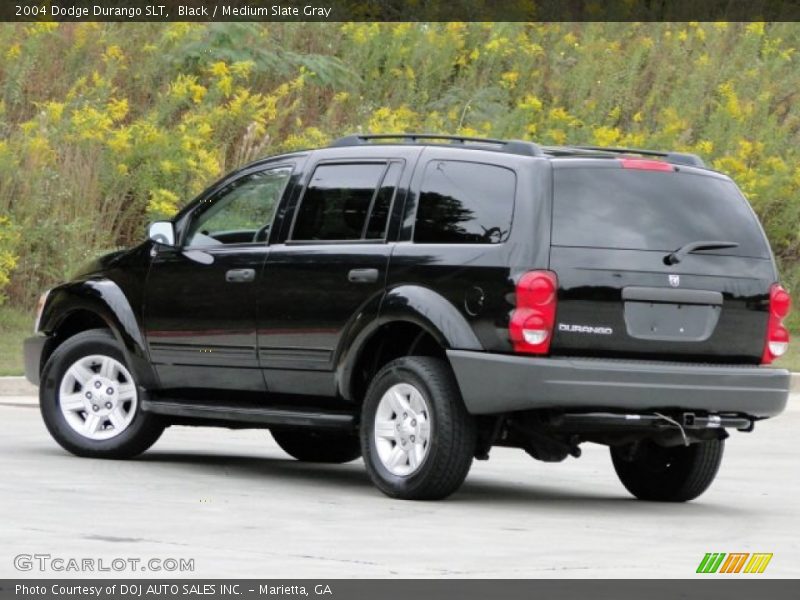 Black / Medium Slate Gray 2004 Dodge Durango SLT