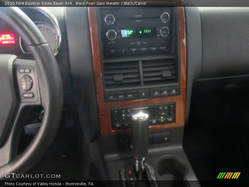 Black Pearl Slate Metallic / Black/Camel 2010 Ford Explorer Eddie Bauer 4x4